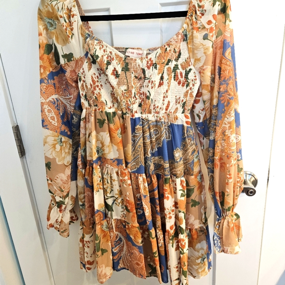 Flying Tomato Boho Mini Dress